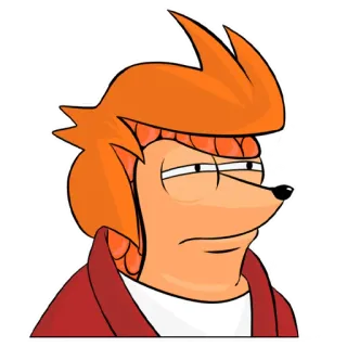 😑 Philip J. Fry Futurama Dibujos animados, Fry, Futurama, Divertido, Humor, Personaje whatsapp sticker
