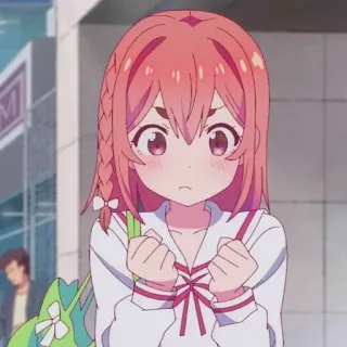 🧡 Sumi Sakurasawa Rent-A-Girlfriend Anime, Charakter, Niedlich, Mädchen, Sumi Sakurasawa, Rent-a-Girlfriend whatsapp sticker
