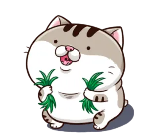 😀 고양이, 귀여운, 스티커, 동물, 만화 telegram sticker