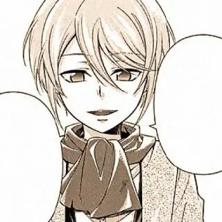 📜 anime, manga, karakter, tersenyum telegram sticker