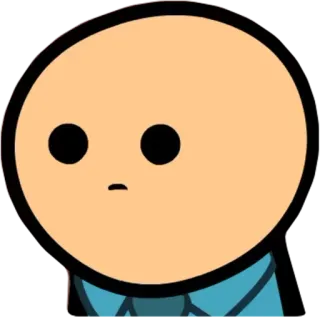 😕 Dessin animé, Personnage, Autocollant, Cyanure, Bonheur whatsapp sticker