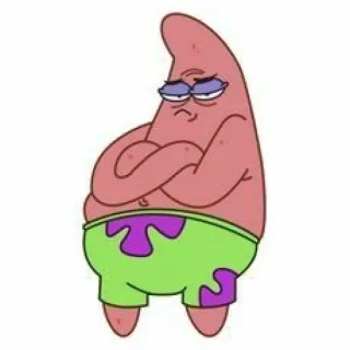🕸 Patrick Star SpongeBob SquarePants desenho animado, Patrick, Bob Esponja, estrela do mar, personagem whatsapp sticker