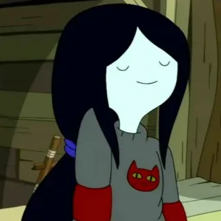 🖤 Marceline Adventure Time мультфильм, анимация, вампир, Марселин, Время приключений telegram sticker