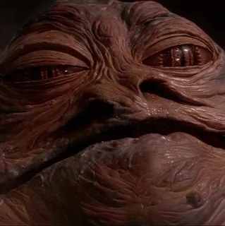 💫 Jabba the Hutt Star Wars Jabba the Hutt, Star Wars, alien, villain, science fiction, movie, character telegram sticker