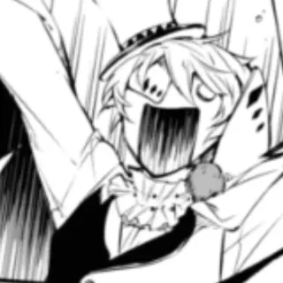 🃏 Nikolai Gogol Bungou Stray Dogs Anime, Manga, Bungou Stray Dogs, Nikolai Gogol, Karakter telegram sticker