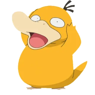 🍤 Psyduck Pokemon pokemon, psyduck, vịt, vàng whatsapp sticker