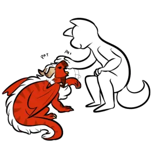 👋 มังกร, ลูบ, การ์ตูน, แฟนตาซี, สัตว์, สิ่งมีชีวิต telegram sticker