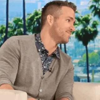 🔮 Ryan Reynolds aktor, selebriti, pria, potret telegram sticker