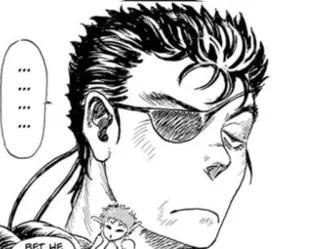 🖤 Guts Berserk ... manga, anime, guts, berserk, character, comic whatsapp sticker