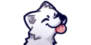 👅 chó, chó con, dễ thương, động vật, nhãn dán telegram sticker