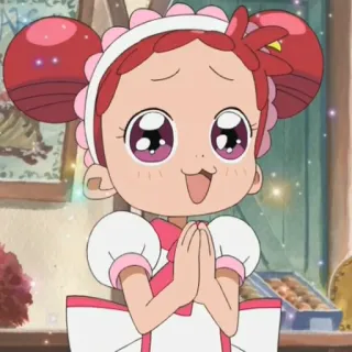 👏 Аниме, Мультфильм, Персонаж, Милый, Девушка, Иллюстрация, Искусство telegram sticker