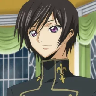 🥀 Lelouch Lamperouge Code Geass Anime, Personaggio, Lelouch, Code Geass whatsapp sticker
