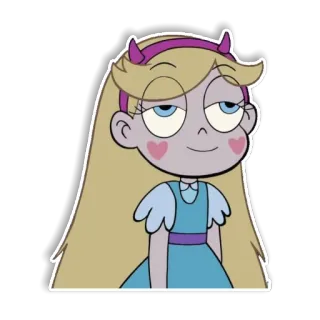 😰 Star Butterfly Star vs. the Forces of Evil การ์ตูน, ตัวละคร, เวทมนตร์, เจ้าหญิง, น่ารัก telegram sticker