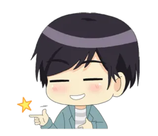 👍 Cartone animato, Emoji, Felice, Carino telegram sticker