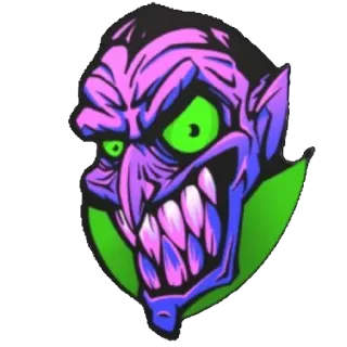 😄 Monster, Vampir, Halloween, Kreatur, gruselig telegram sticker