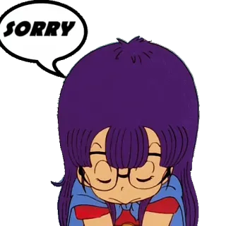😔 SORRY Anime, Desculpa, Desculpa, Fofo, Triste telegram sticker