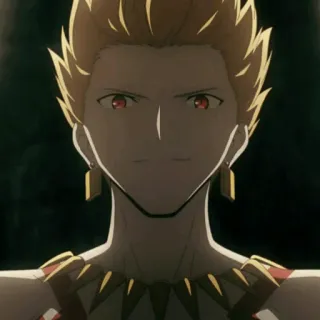 ✨ Gilgamesh Fate/stay night anime, fate, gilgamesh, king, heroic spirit telegram sticker