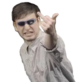 🖕 Stinkefinger, beleidigend, Geste, Mittelfinger zeigen telegram sticker