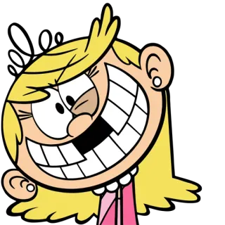 😀 Lola Loud The Loud House dessin animé, fille, animé, Bienvenue chez les Loud, enfant telegram sticker