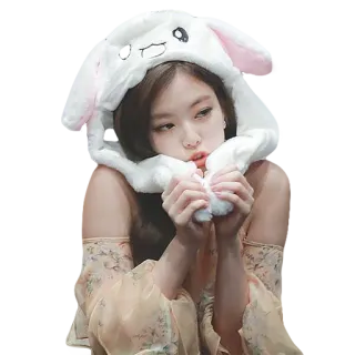 😧 Jennie kpop, zangeres, jennie kim, blackpink, schattig, idool telegram sticker