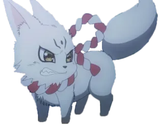😡 狐狸, 动漫, 灵魂, 漫画, 动物, 角色 telegram sticker