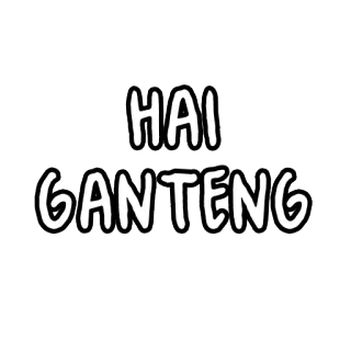 😚 HAI GANTENG Indonesisch, Hoi, Knap, Groet, Aantrekkelijk telegram sticker