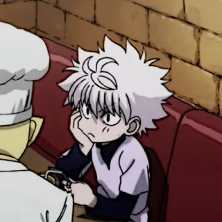 ⚽️ Killua Zoldyck Hunter x Hunter Аниме, Киллуа, Золдик, Hunter x Hunter, Манга telegram sticker