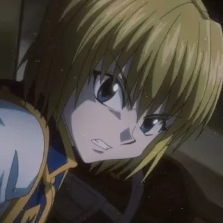 🕷️ Kurapika Hunter x Hunter anime, manga, kurapika, hunter x hunter, angry telegram sticker