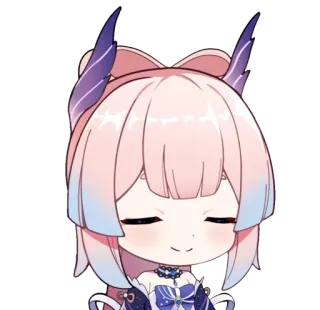 😌 Sangonomiya Kokomi Genshin Impact Anime, Gioco, Kokomi, Genshin, Carino, Chibi telegram sticker