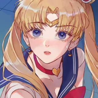 🌕 Sailor Moon Sailor Moon, Anime, Magical Girl, Usagi Tsukino, Dessin animé telegram sticker