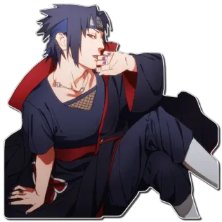 😏 Sasuke Uchiha Naruto Anime, Naruto, Sasuke, Uchiha, Manga, Kreskówka telegram sticker