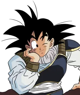 😉 Goku Dragon Ball アニメ, ドラゴンボール, 悟空, 漫画 telegram sticker
