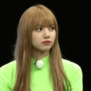 🌿 Lisa kpop, cantor, retrato, mulher, asiática, pessoa, celebridade, música telegram sticker