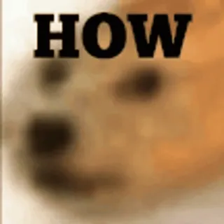 😵 HOW doge, meme, how, question, confused, dog telegram sticker