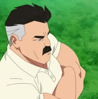 🌐 Omni-Man Invincible omni-man, invincible, viltrumite, superheld, cartoon telegram sticker