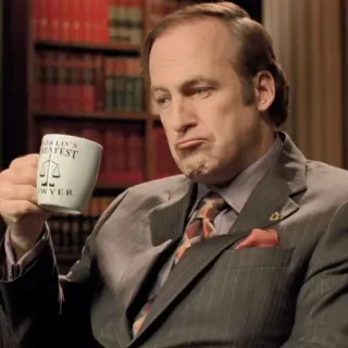 ⭐️ Saul Goodman Better Call Saul World's Greatest Lawyer Anwalt, Comedy, Saul Goodman, Better Call Saul, TV-Serie, Bob Odenkirk telegram sticker