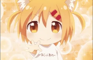 💪 まじっくあわー Anime, Kawaii, Słodkie, Błyszczące, Postać, Manga, Machanie telegram sticker