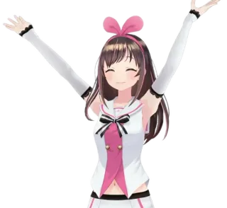 👋 Kizuna AI Anime, Youtuber virtuale, Kizuna Ai, Carino, Celebrazione telegram sticker