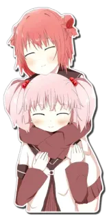 ❤ Anime, Fofo, Garotas, Amigos, Kawaii telegram sticker