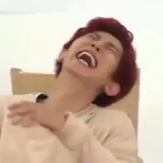 🤣 rire, joie, personne, émotion, heureux, drôle telegram sticker