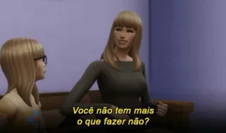 🤔 Você não tem mais o que fazer não? sims, gra wideo, postacie, gra komputerowa telegram sticker