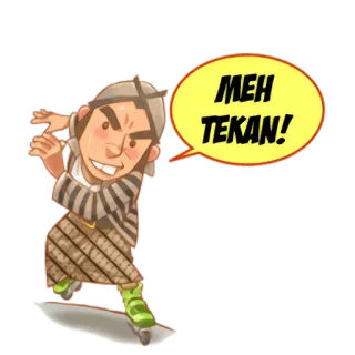 🏃 MEH TEKAN! telegram sticker