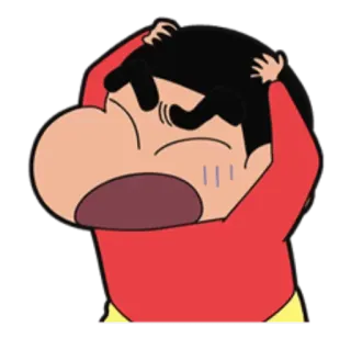 Shinchan by @kishanw telegram stickers