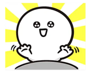 😻 cartoon, cute, kawaii, blob, joyful, happy telegram sticker