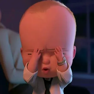 🙈 The Boss Baby Baby Boss, Dreamworks, Bébé, Dessin animé telegram sticker