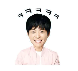 😂 ㅋㅋㅋㅋ coréen, rire, mème, sourire, personne, homme telegram sticker