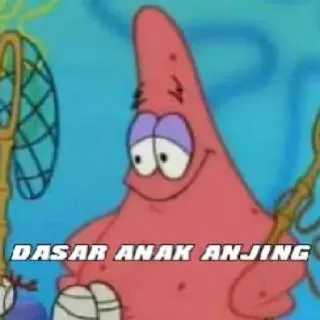 ☺ Patrick Star Spongebob Squarepants DASAR ANAK ANJING Patrick Estrela, Bob Esponja, desenho animado, insulto, animado, televisão telegram sticker