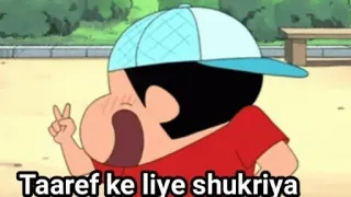 😁 Shin-chan Taaref ke liye shukriya anime, cartone animato, Shinchan, grazie telegram sticker