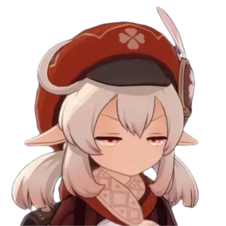 😡 Klee Genshin Impact Klee, Genshin Impact, anime, game, karakter, bosan, ekspresi telegram sticker