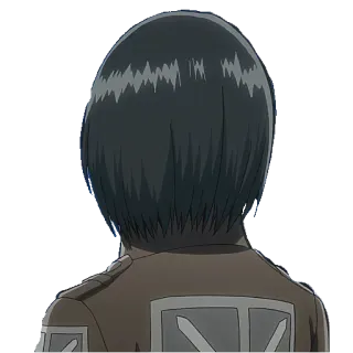 ☹️ Mikasa Ackerman Attack on Titan アニメ, 進撃の巨人, ミカサ, アッカーマン, キャラクター, アニメーション telegram sticker